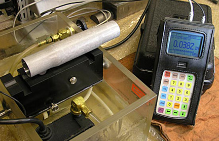 Ultrasonic tube wall measurement