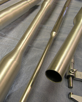 Custom rotary swaged tubes